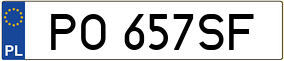 Truck License Plate